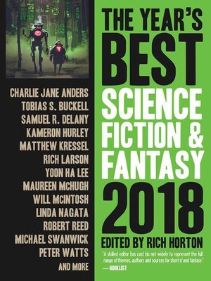 cover image of The Year's Best Science Fiction & Fantasy, 2018 Edition